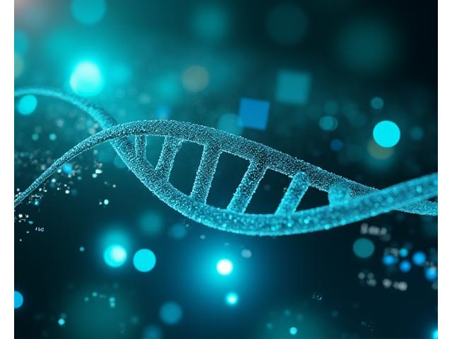 Primo piano di un microscopio con provette colorate e schemi scientifici sullo sfondo sfocato, simboleggiando la ricerca e l'innovazione scientifica.
